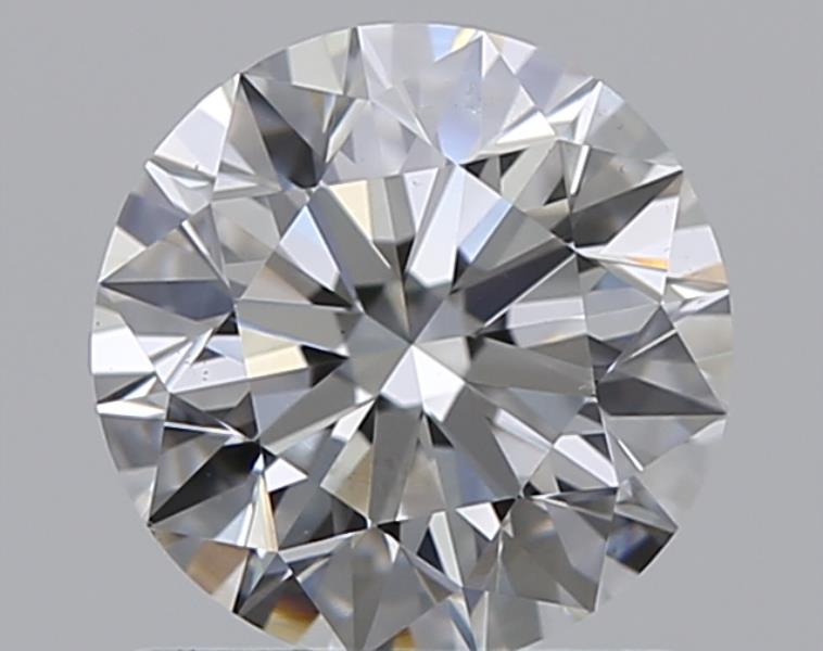 0.87 CaratF-VS2 EX Cut Round Diamond