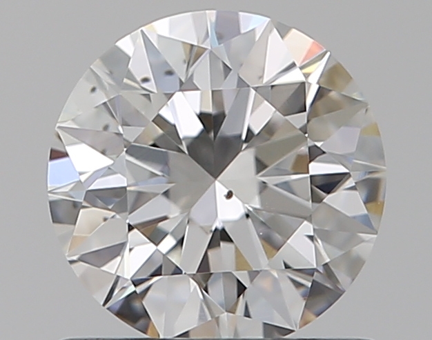 0.76 CaratF-VS2 EX Cut Round Diamond