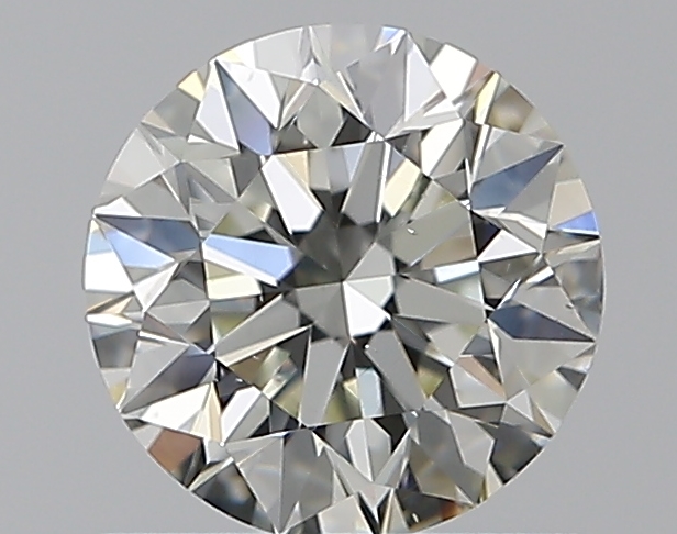 0.9 CaratJ-VS2 EX Cut Round Diamond