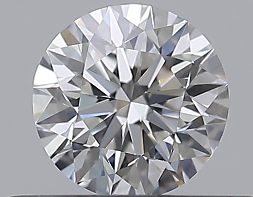 0.39 CaratF-SI1 EX Cut Round Diamond