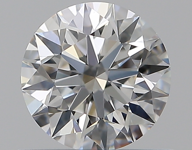 0.65 CaratF-VVS1 EX Cut Round Diamond