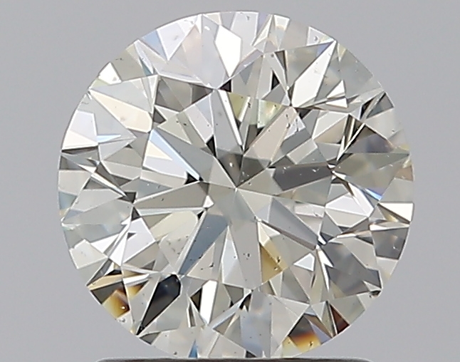 1.29 CaratK-SI1 EX Cut Round Diamond