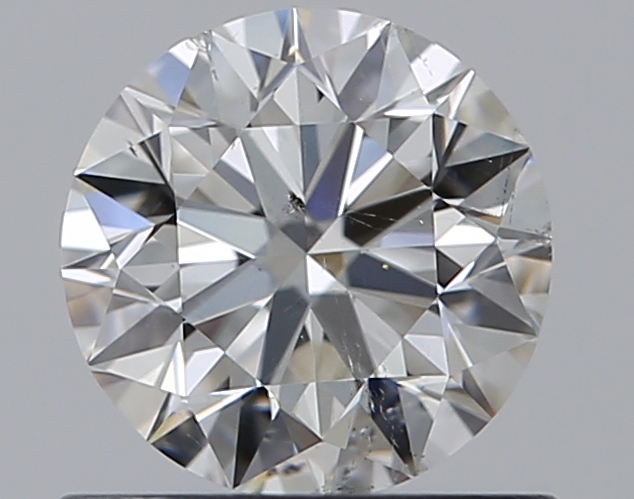 0.75 CaratF-SI2 EX Cut Round Diamond