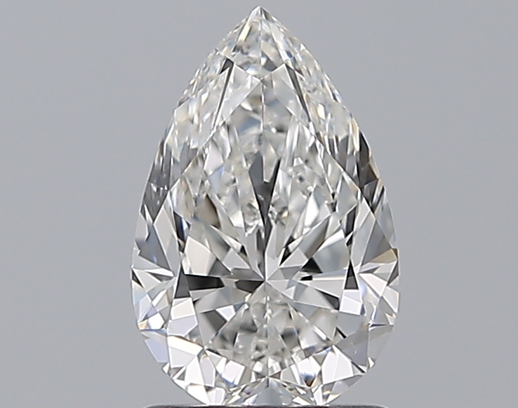 1.29 CaratF-VS2 - Cut Pear Diamond