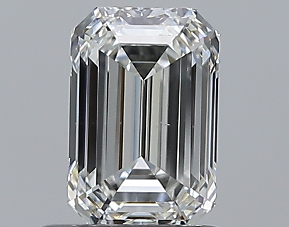 0.9 CaratH-VS2 - Cut Emerald Diamond