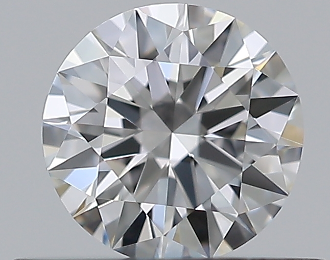 0.43 CaratF-VVS1 EX Cut Round Diamond