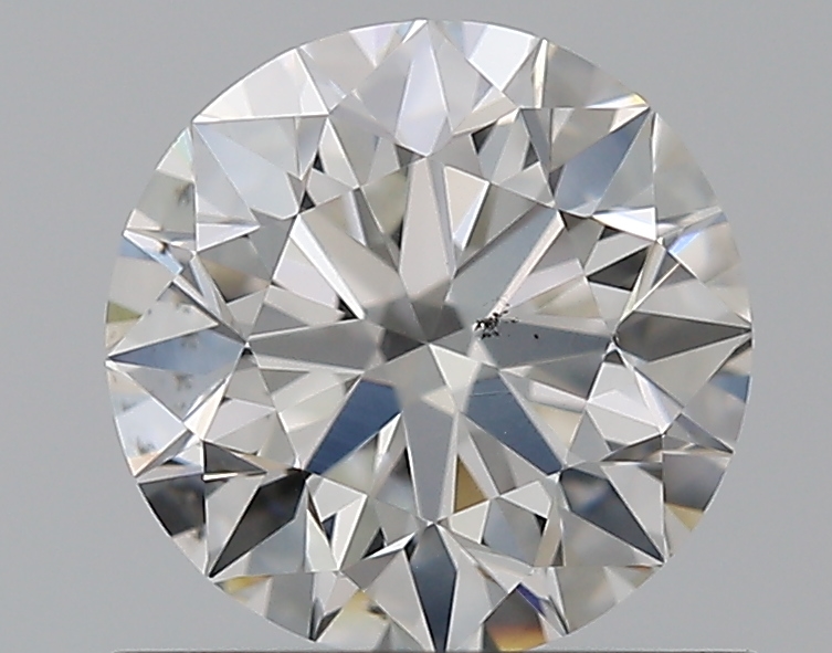 0.77 CaratF-SI1 EX Cut Round Diamond