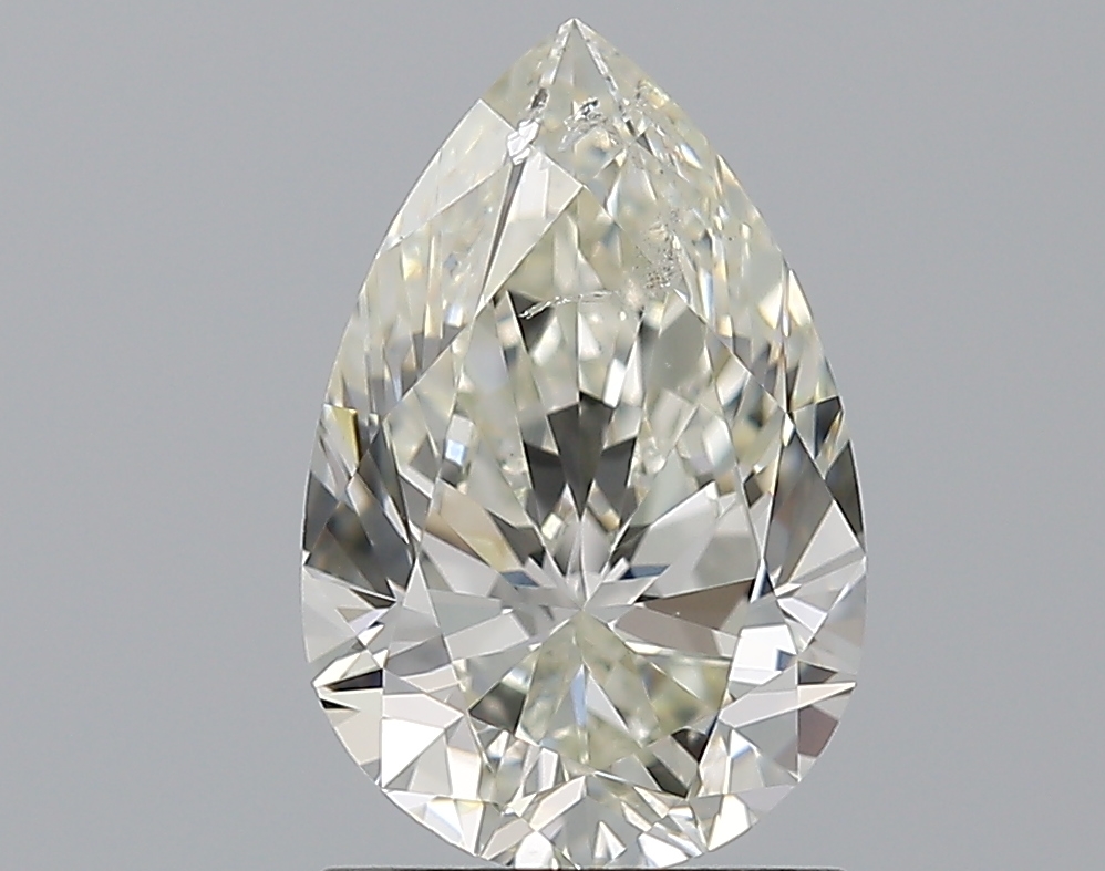 1.5 CaratK-SI2 - Cut Pear Diamond