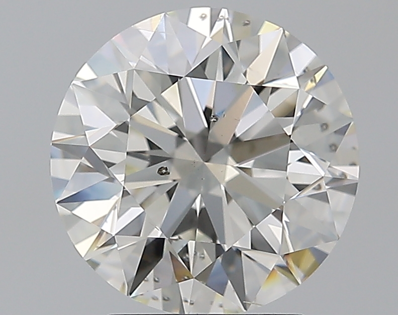 3.01 CaratI-SI2 EX Cut Round Diamond