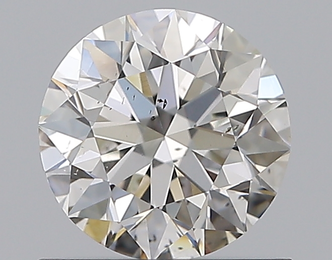 0.75 CaratJ-SI1 EX Cut Round Diamond