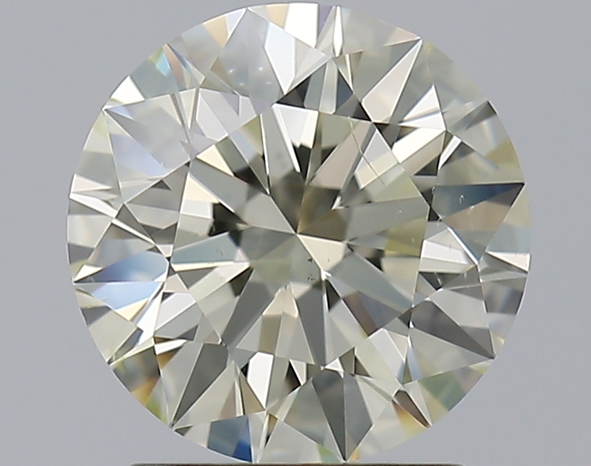 2.01 CaratO-P-SI1 EX Cut Round Diamond