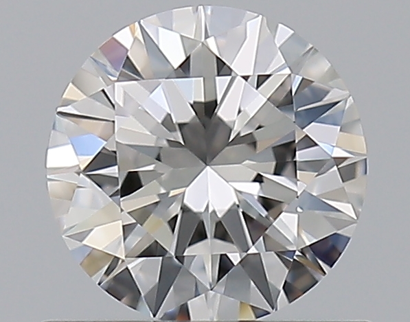 0.65 CaratF-VVS1 EX Cut Round Diamond