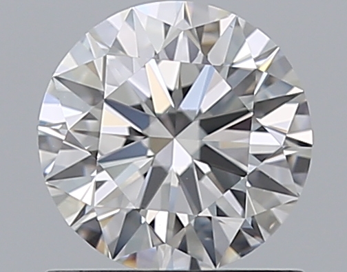 0.78 CaratD-VVS2 EX Cut Round Diamond