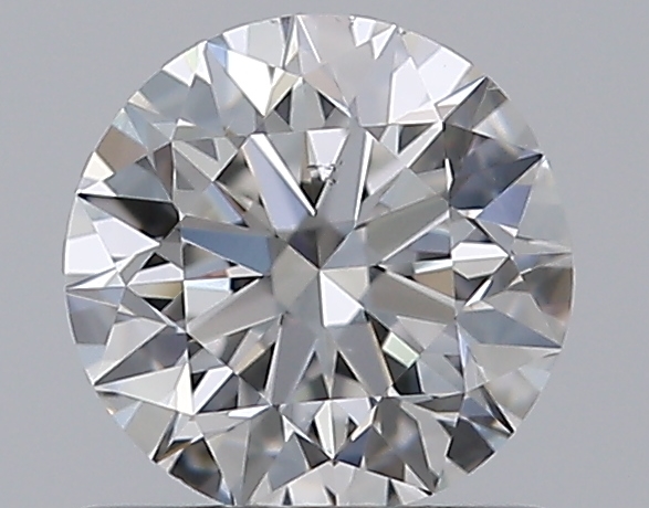 0.72 CaratF-VS2 EX Cut Round Diamond