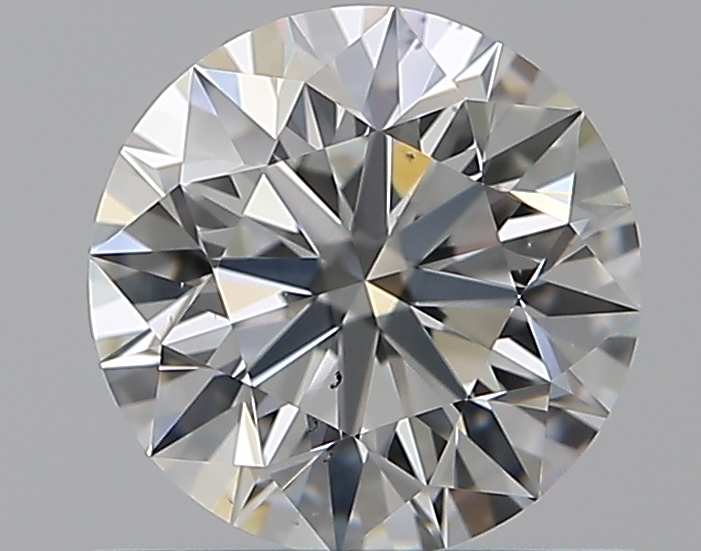 0.76 CaratF-VS2 EX Cut Round Diamond