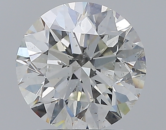 1.79 CaratJ-SI2 EX Cut Round Diamond