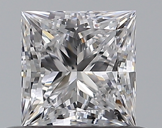 0.5 CaratD-SI1 - Cut Princess Diamond