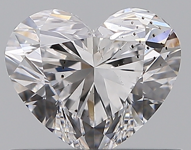 0.61 CaratD-SI2 - Cut Heart Diamond