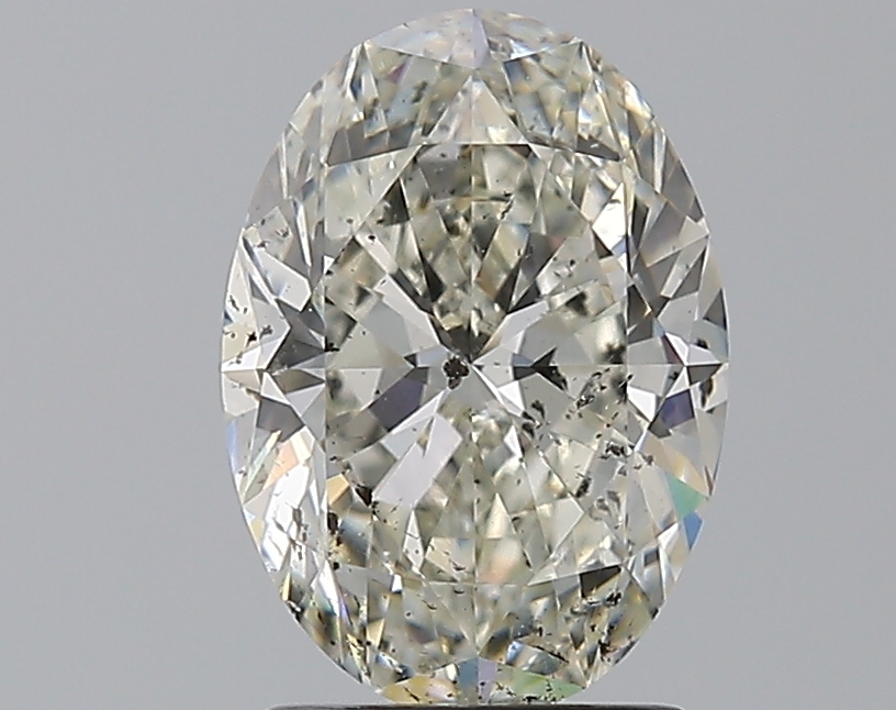 2 CaratJ-SI2 - Cut Oval Diamond