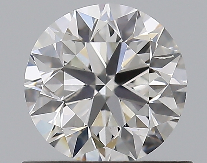 0.62 CaratF-VVS1 EX Cut Round Diamond
