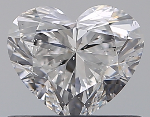 0.59 CaratF-SI2 - Cut Heart Diamond