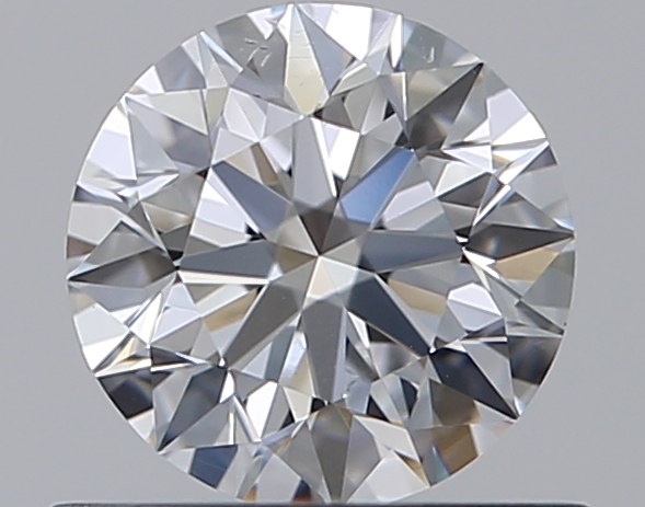 0.63 CaratD-SI1 EX Cut Round Diamond