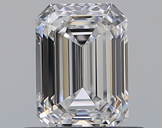 0.65 CaratD-VVS2 - Cut Emerald Diamond