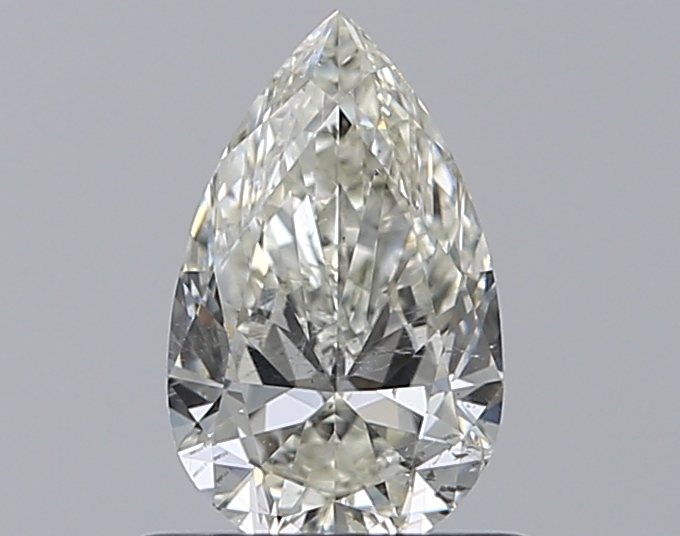 0.59 CaratJ-SI2 - Cut Pear Diamond