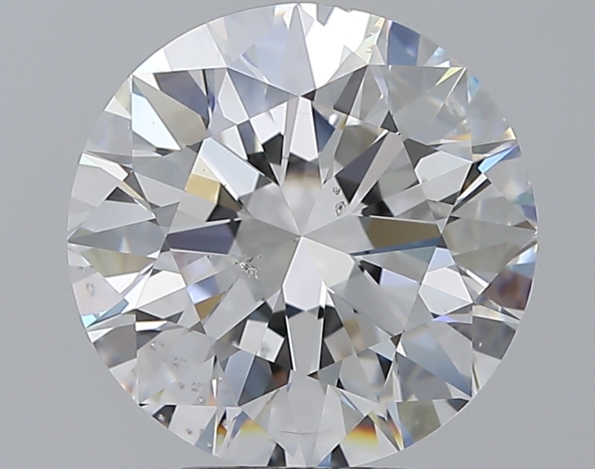 4.01 CaratD-SI2 EX Cut Round Diamond