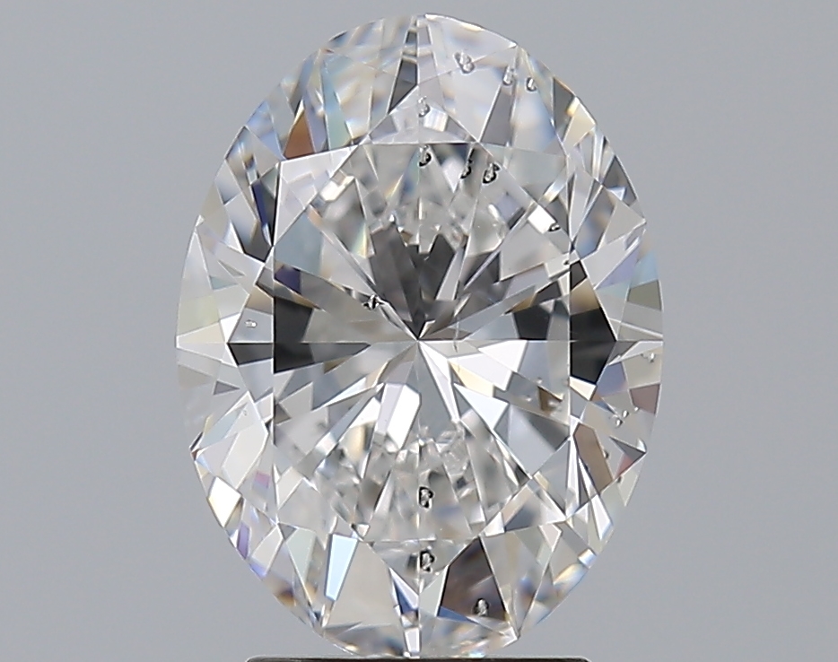 3 CaratE-SI2 - Cut Oval Diamond