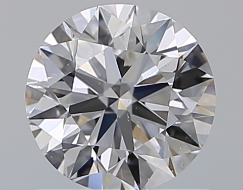 0.9 CaratE-VS2 EX Cut Round Diamond