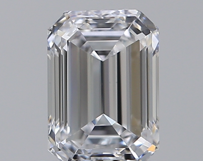 0.9 CaratD-VS1 - Cut Emerald Diamond
