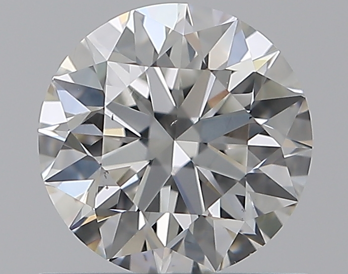 0.76 CaratG-VS2 EX Cut Round Diamond