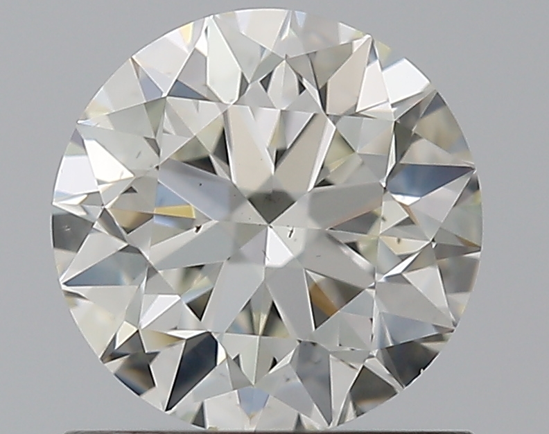 0.9 CaratJ-VS2 EX Cut Round Diamond