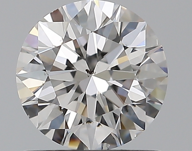 0.77 CaratE-SI1 EX Cut Round Diamond