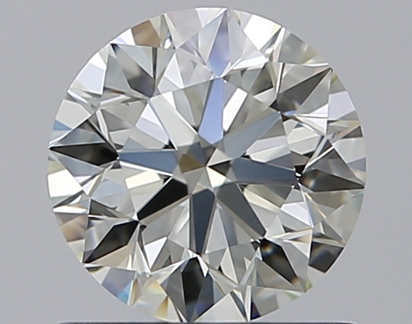 0.9 CaratL-VVS1 EX Cut Round Diamond