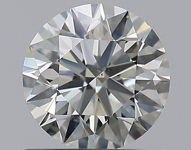 0.87 CaratL-SI1 EX Cut Round Diamond