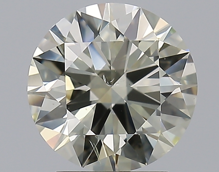 2.4 CaratO-P-SI2 EX Cut Round Diamond
