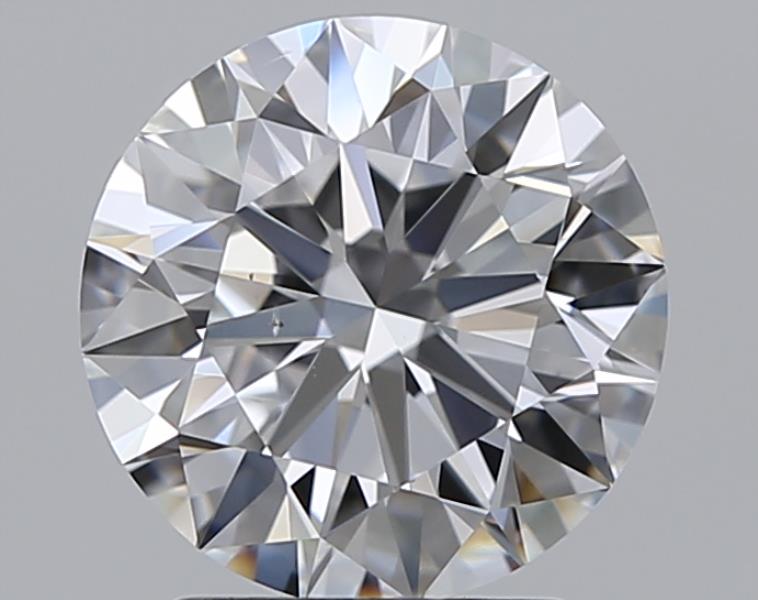 2 CaratD-VS2 EX Cut Round Diamond