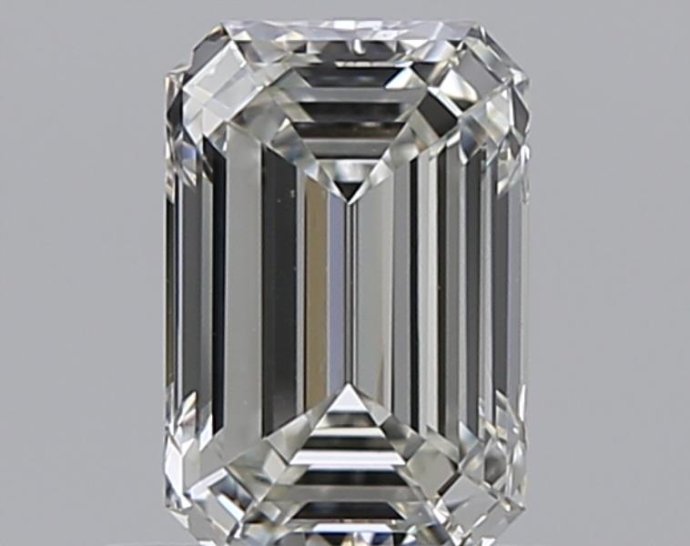 0.59 CaratH-VS1 - Cut Emerald Diamond