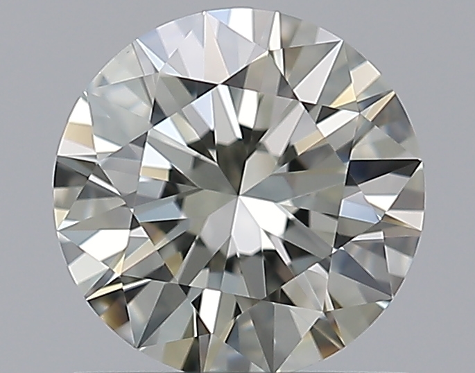 0.9 CaratJ-VVS2 EX Cut Round Diamond