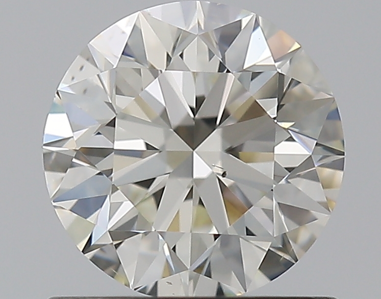 0.9 CaratJ-VS2 EX Cut Round Diamond