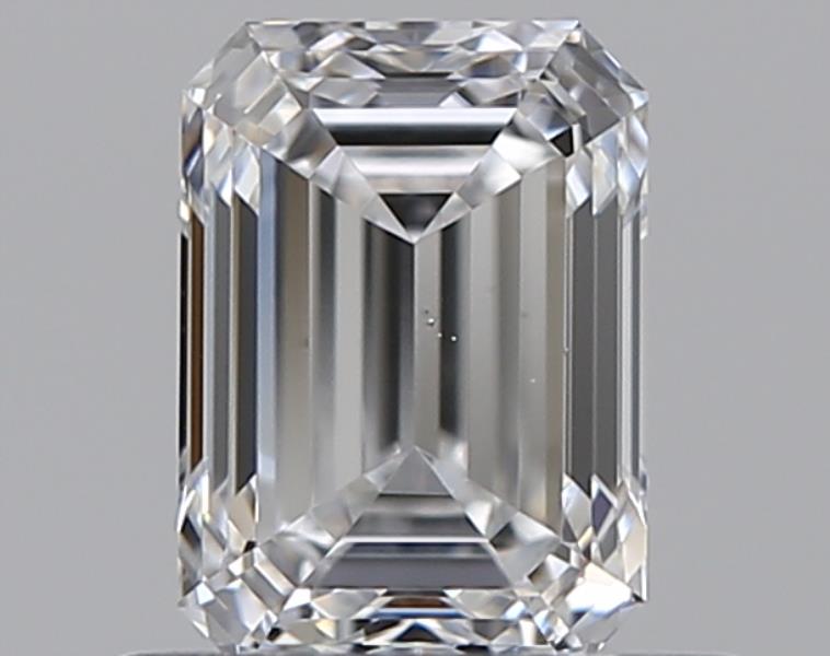 0.59 CaratD-VS1 - Cut Emerald Diamond