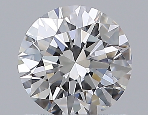 0.65 CaratE-VVS1 EX Cut Round Diamond