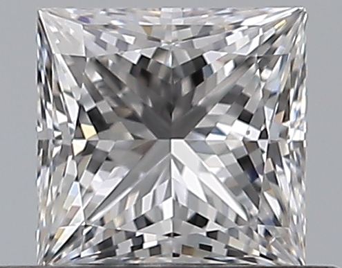 0.5 CaratD-SI1 - Cut Princess Diamond