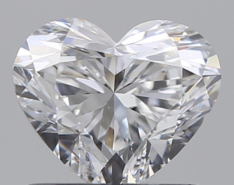0.8 CaratD-IF - Cut Heart Diamond