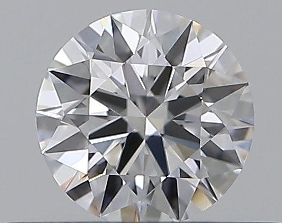 0.33 CaratD-VVS2 EX Cut Round Diamond