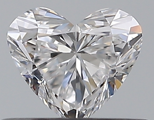 0.33 CaratD-VVS2 - Cut Heart Diamond