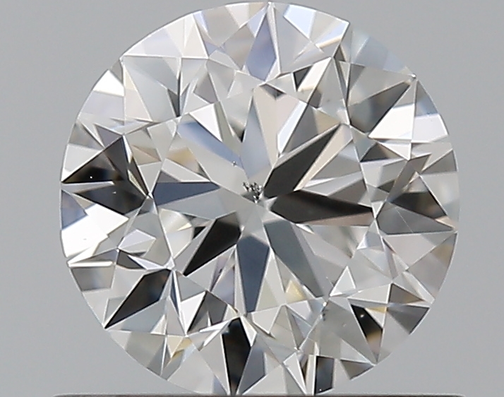0.63 CaratF-SI1 EX Cut Round Diamond