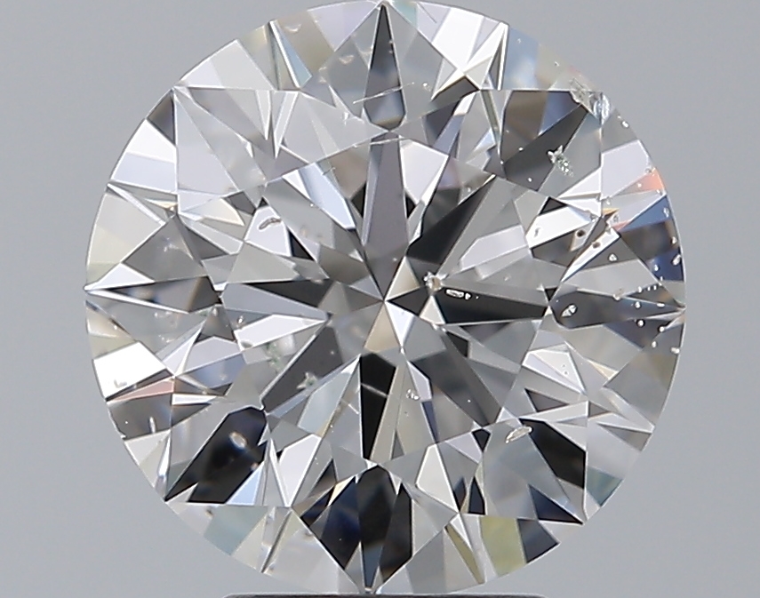 4.01 CaratE-SI2 EX Cut Round Diamond